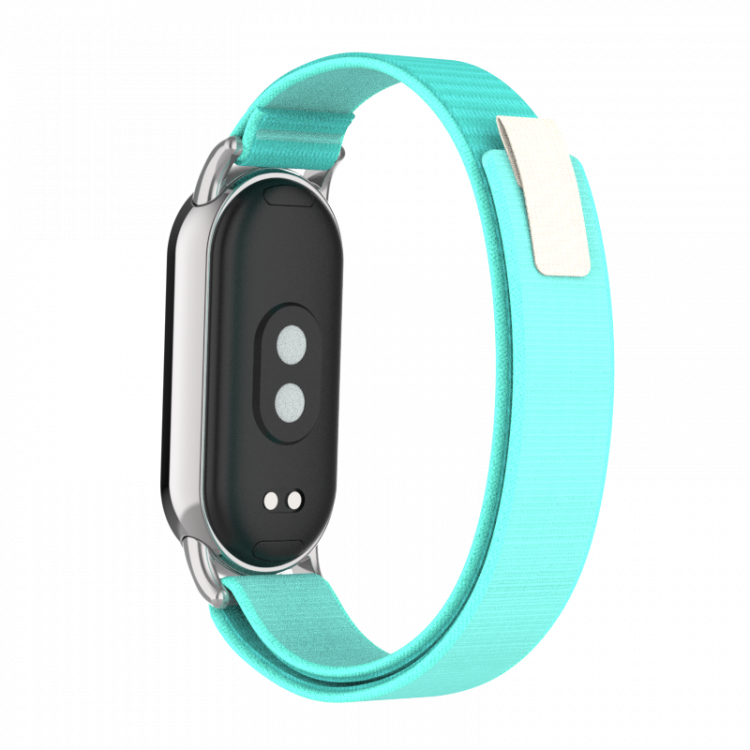 Ремешок с нейлоновой петлей для Xiaomi Mi Smart Band 8, Xiaomi Mi Band 8 (голубой)
