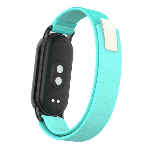 Ремешок с нейлоновой петлей для Xiaomi Mi Smart Band 8, Xiaomi Mi Band 8 (голубой) Ремешок с нейлоновой петлей для Xiaomi Mi Smart Band 8, Xiaomi Mi Band 8 (голубой)