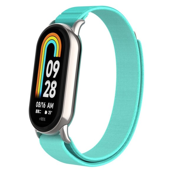 Ремешок с нейлоновой петлей для Xiaomi Mi Smart Band 8, Xiaomi Mi Band 8 (голубой) Ремешок с нейлоновой петлей для Xiaomi Mi Smart Band 8, Xiaomi Mi Band 8 (голубой)