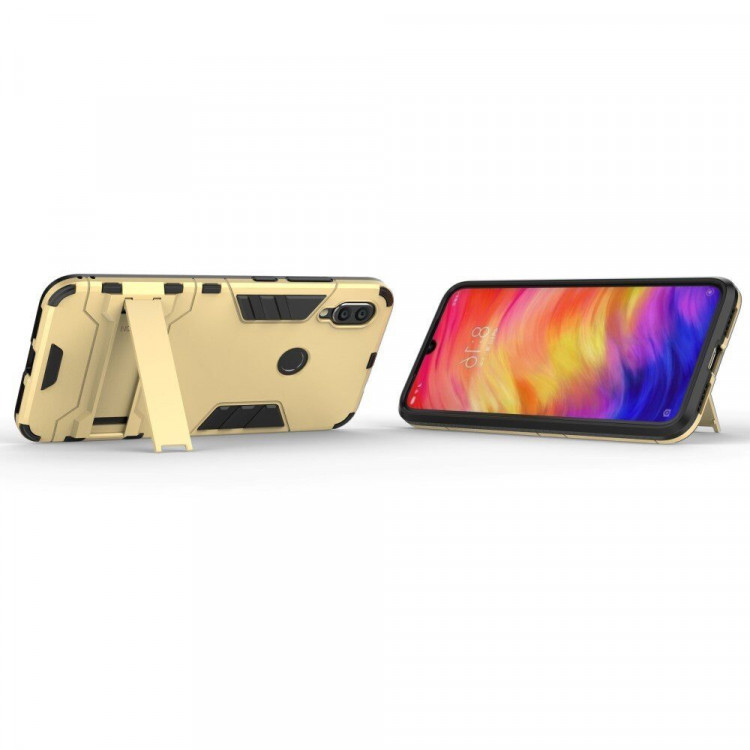 Чехол Duty Armor для Xiaomi Redmi Note 7 / Redmi Note 7 Pro (золотой)