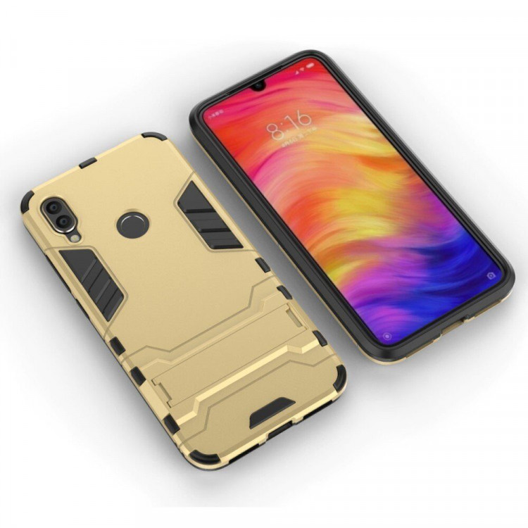 Чехол Duty Armor для Xiaomi Redmi Note 7 / Redmi Note 7 Pro (золотой)