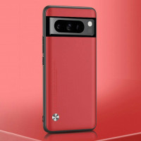 Чехол из искусственной кожи для Google Pixel 8 Pro (красный)