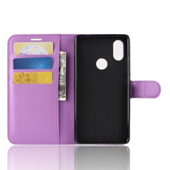 Чехол с визитницей для Xiaomi Mi 8 SE (фиолетовый) Чехол с визитницей для Xiaomi Mi 8 SE (фиолетовый)