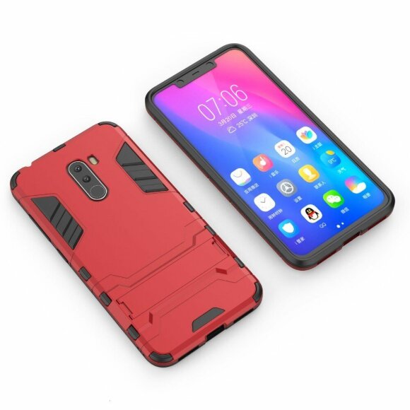 Чехол Duty Armor для Xiaomi Pocophone F1 / Poco F1 (красный) Чехол Duty Armor для Xiaomi Pocophone F1 / Poco F1 (красный)