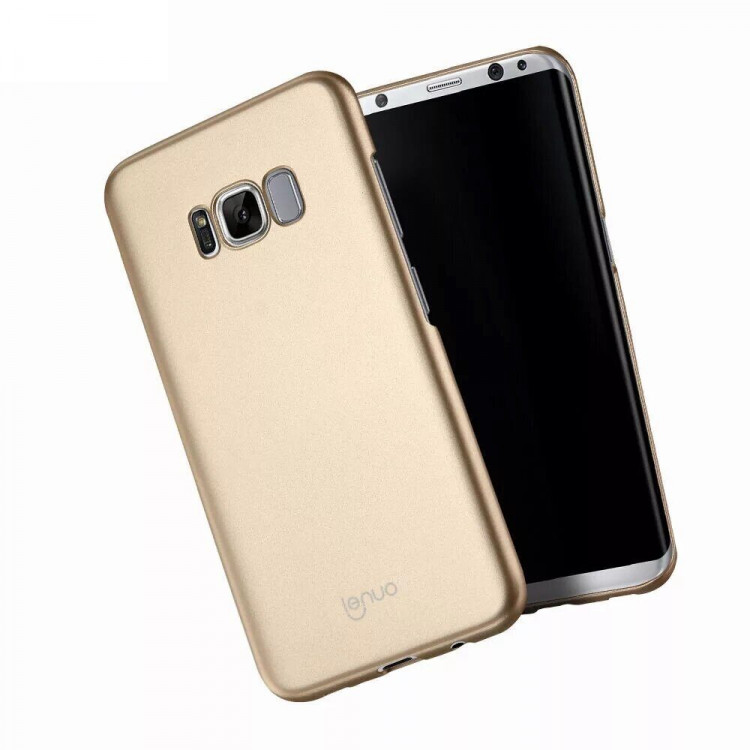 Чехол-накладка LENUO для Samsung Galaxy S8 (золотой)