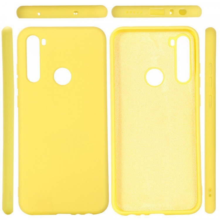 Силиконовый чехол Mobile Shell для Xiaomi Redmi Note 8T (желтый)