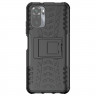 Чехол Hybrid Armor для Xiaomi Redmi Note 10 / Redmi Note 10S / Poco M5S (черный)