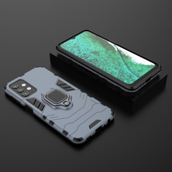 Чехол Armor Ring Holder для Samsung Galaxy A32 5G (темно-синий) Чехол Armor Ring Holder для Samsung Galaxy A32 5G (темно-синий)