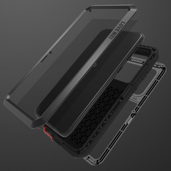 Гибридный чехол LOVE MEI для Samsung Galaxy A30s (красный)