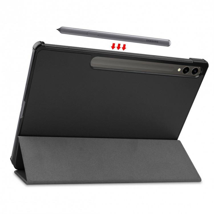 Планшетный чехол для Samsung Galaxy Tab S9 FE+ (Plus) (черный)