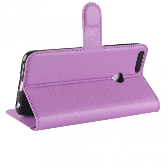 Чехол с визитницей для Huawei P Smart / Enjoy 7S (фиолетовый)