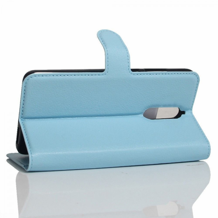 Чехол с визитницей для Huawei Mate 9 Pro (голубой)