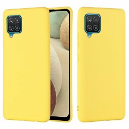 Силиконовый чехол Mobile Shell для Samsung Galaxy A22 (желтый)