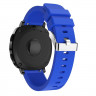 Силиконовый ремешок для Samsung Gear Sport / Gear S2 Classic / Galaxy Watch 42мм / Watch Active / Watch 3 (41мм) / Watch4 (голубой)