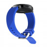 Силиконовый ремешок для Samsung Gear Sport / Gear S2 Classic / Galaxy Watch 42мм / Watch Active / Watch 3 (41мм) / Watch4 (голубой)