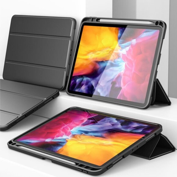 Чехол Drop-Resistant для Apple iPad 10.2 (черный) Чехол Drop-Resistant для Apple iPad 10.2 (черный)