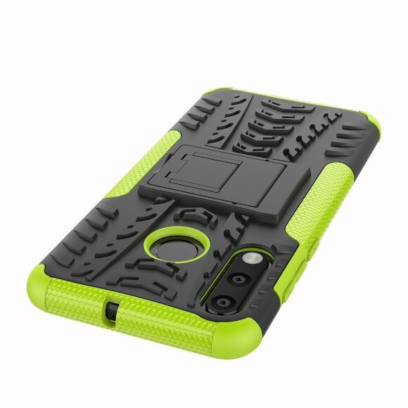 Чехол Hybrid Armor для Huawei P30 Lite / Huawei nova 4e / Honor 20S (MAR-LX1H) (черный + зеленый) Чехол Hybrid Armor для Huawei P30 Lite / Huawei nova 4e / Honor 20S (MAR-LX1H) (черный + зеленый)