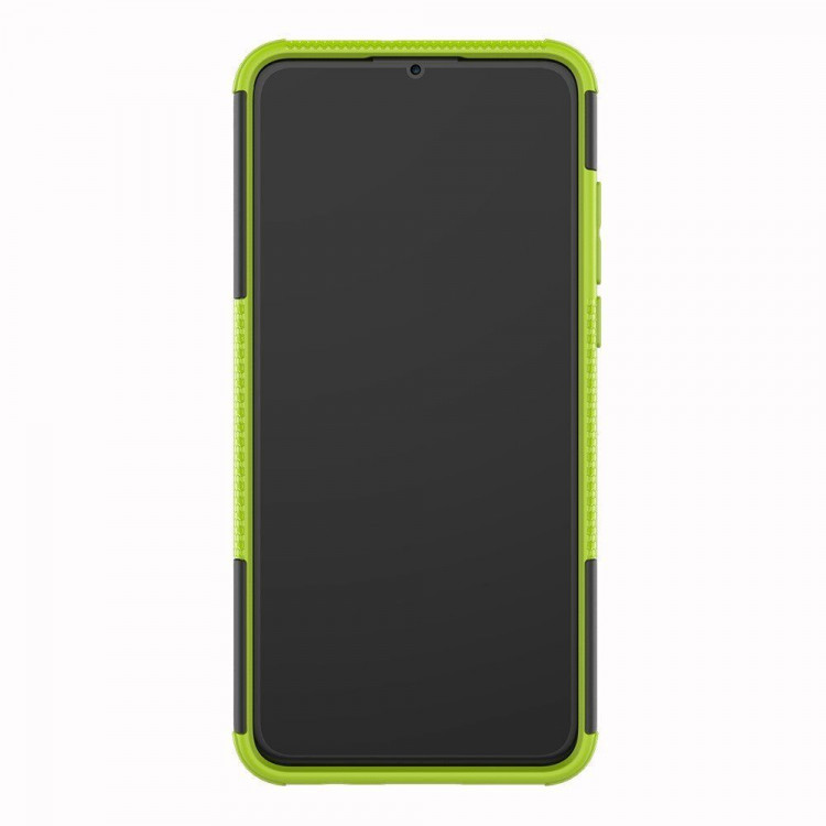 Чехол Hybrid Armor для Huawei P30 Lite / Huawei nova 4e / Honor 20S (MAR-LX1H) (черный + зеленый)