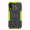 Чехол Hybrid Armor для Huawei P30 Lite / Huawei nova 4e / Honor 20S (MAR-LX1H) (черный + зеленый)