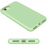 Силиконовый чехол Mobile Shell для iPhone 8 / iPhone 7 / iPhone SE (2020) / iPhone SE (2022) (зеленый)