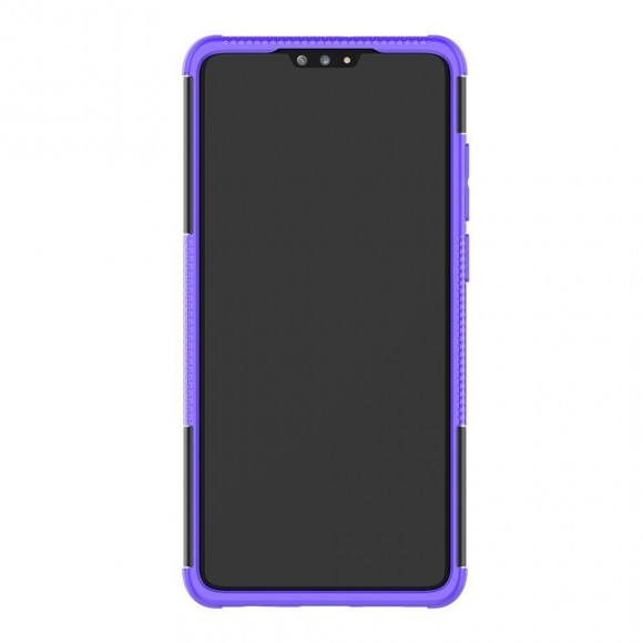 Чехол Hybrid Armor для Huawei P30 (черный + фиолетовый)