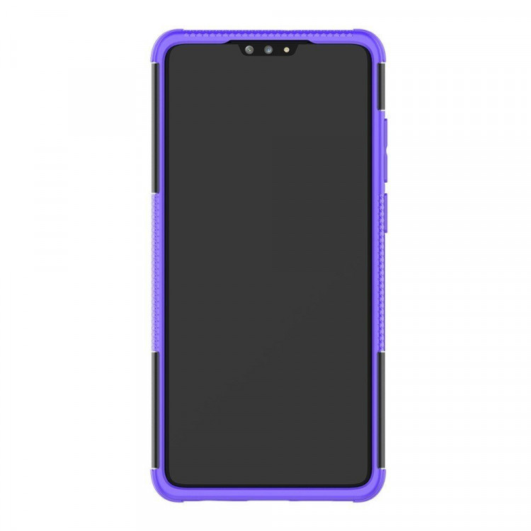 Чехол Hybrid Armor для Huawei P30 (черный + фиолетовый)