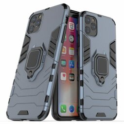 Чехол Armor Ring Holder для iPhone 11 Pro (темно-синий)