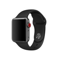 Спортивный ремешок для Apple Watch 38 и 40мм (черный) Спортивный ремешок для Apple Watch 38 и 40мм (черный)
