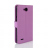 Чехол с визитницей для LG X Power 2 M320  (фиолетовый)