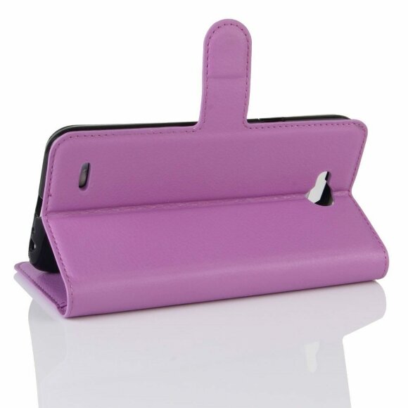Чехол с визитницей для LG X Power 2 M320  (фиолетовый)