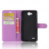 Чехол с визитницей для LG X Power 2 M320  (фиолетовый)