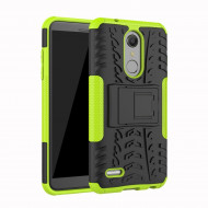 Чехол Hybrid Armor для LG K10 (2018) / LG K30 (черный + зеленый)