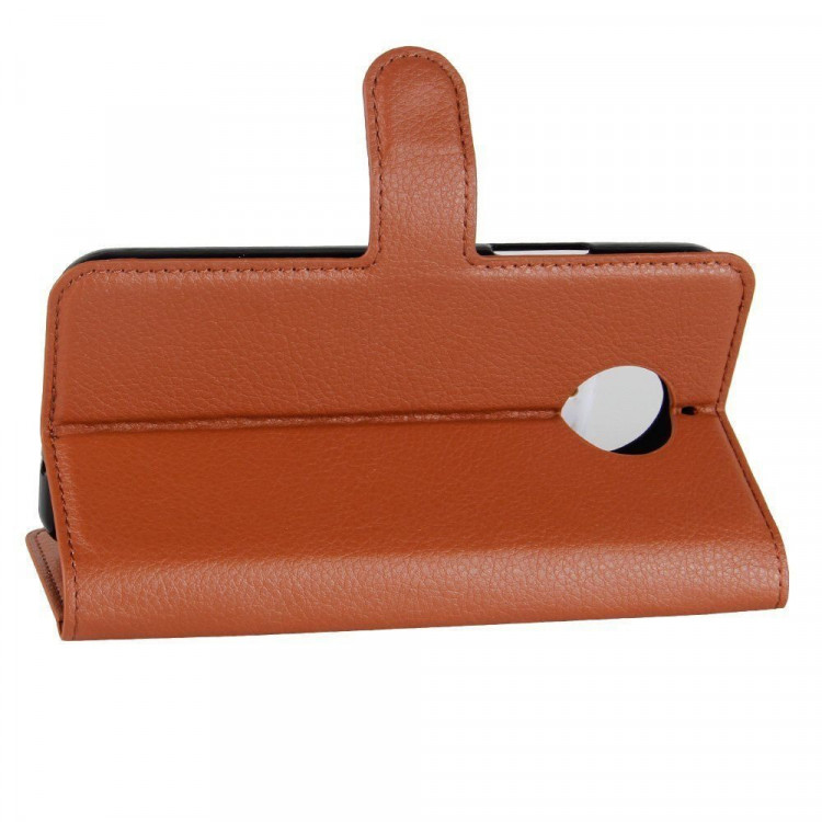 Чехол с визитницей для Motorola Moto G5S (коричневый)