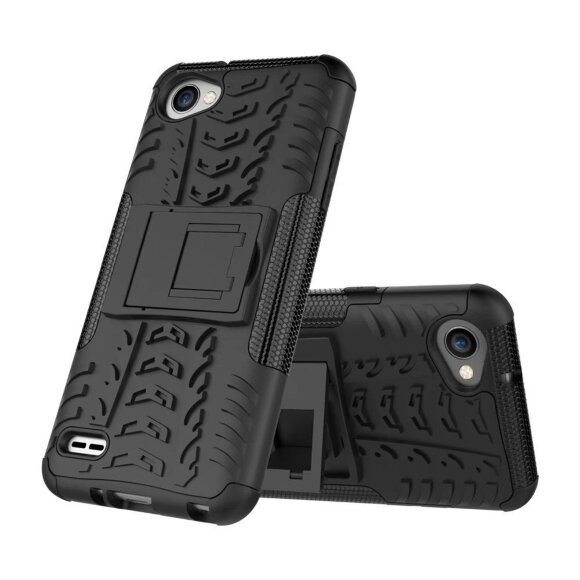 Чехол Hybrid Armor для LG Q6 / LG Q6a / LG Q6+ (черный) Чехол Hybrid Armor для LG Q6 / LG Q6a / LG Q6+ (черный)