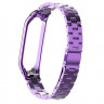 Стальной браслет для Xiaomi Mi Band 4 (фиолетовый)