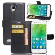 Чехол с визитницей для Lenovo Vibe C2 Power (черный) Чехол с визитницей для Lenovo Vibe C2 Power (черный)