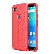 Чехол-накладка Litchi Grain для Google Pixel 3a XL (красный) Чехол-накладка Litchi Grain для Google Pixel 3a XL (красный)