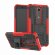 Чехол Hybrid Armor для Nokia 6 (2018) / Nokia 6.1 (черный + красный)
