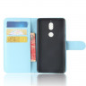 Чехол с визитницей для Nokia 7 (голубой)