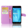 Чехол с визитницей для Asus Zenfone 3 Zoom ZE553KL (фиолетовый)