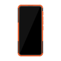 Чехол Hybrid Armor для Asus Zenfone 6 ZS630KL (черный + оранжевый)