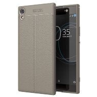 Чехол-накладка Litchi Grain для Sony Xperia XA1 Ultra (серый) Чехол-накладка Litchi Grain для Sony Xperia XA1 Ultra (серый)