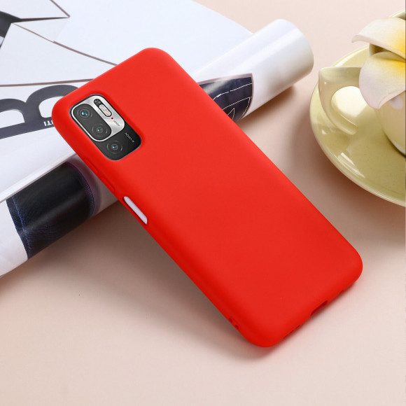 Силиконовый чехол Mobile Shell для Poco M3 Pro, Xiaomi Redmi Note 10 5G (красный) Силиконовый чехол Mobile Shell для Poco M3 Pro, Xiaomi Redmi Note 10 5G (красный)