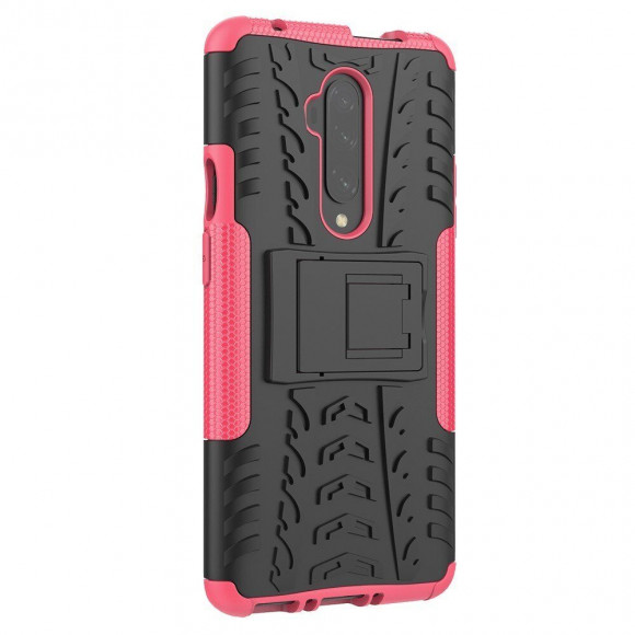 Чехол Hybrid Armor для OnePlus 7T Pro (черный + розовый) Чехол Hybrid Armor для OnePlus 7T Pro (черный + розовый)