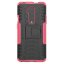 Чехол Hybrid Armor для OnePlus 7T Pro (черный + розовый)