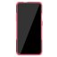 Чехол Hybrid Armor для OnePlus 7T Pro (черный + розовый)