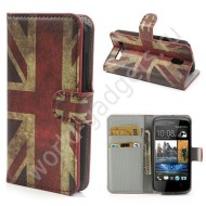 Горизонтальный чехол Retro UK Flag для HTC Desire 500 Горизонтальный чехол Retro UK Flag для HTC Desire 500