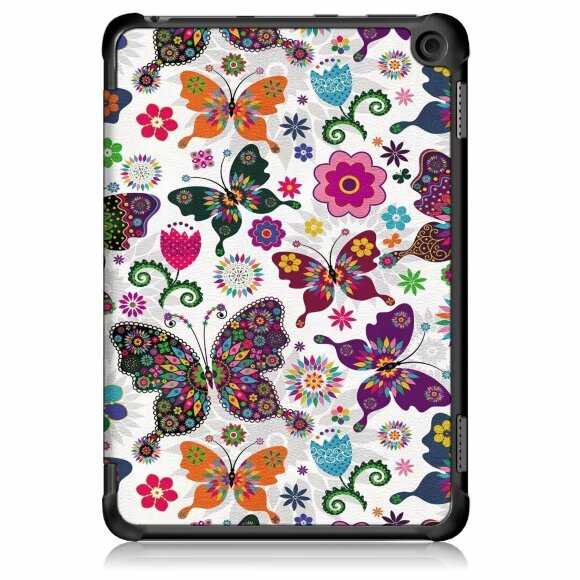 Чехол Smart Case для Amazon Kindle Fire HD 8 / 8 Plus (2020), 8 дюймов (Butterfly Flowers)