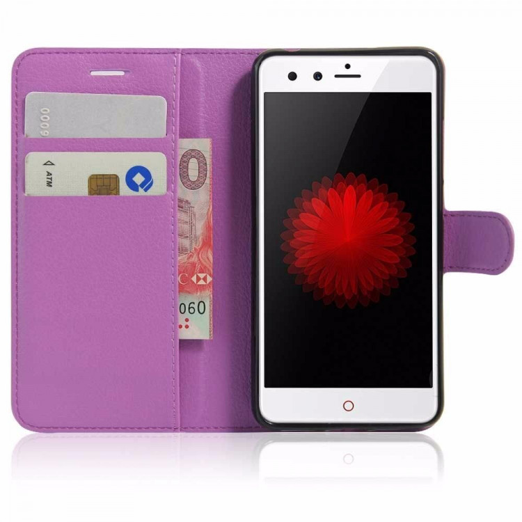 Чехлы-книжки с визитницей для ZTE Nubia Z11 Mini (фиолетовый)