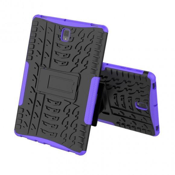 Чехол Hybrid Armor для Samsung Galaxy Tab S4 10.5 SM-T830 / SM-T835 (черный + фиолетовый) Чехол Hybrid Armor для Samsung Galaxy Tab S4 10.5 SM-T830 / SM-T835 (черный + фиолетовый)